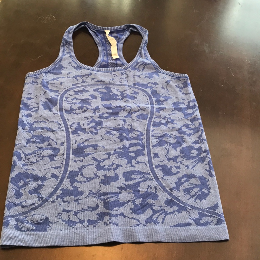 Blue Lululemon tank